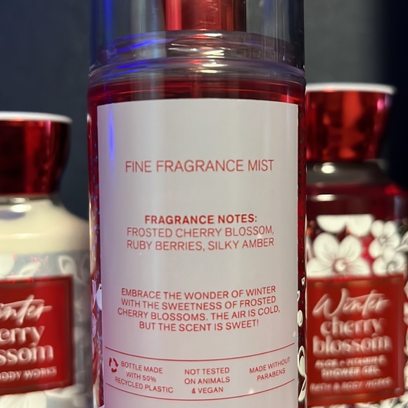 Bath & Body Works Winter Cherry Blossom Set - Picture 3 of 4
